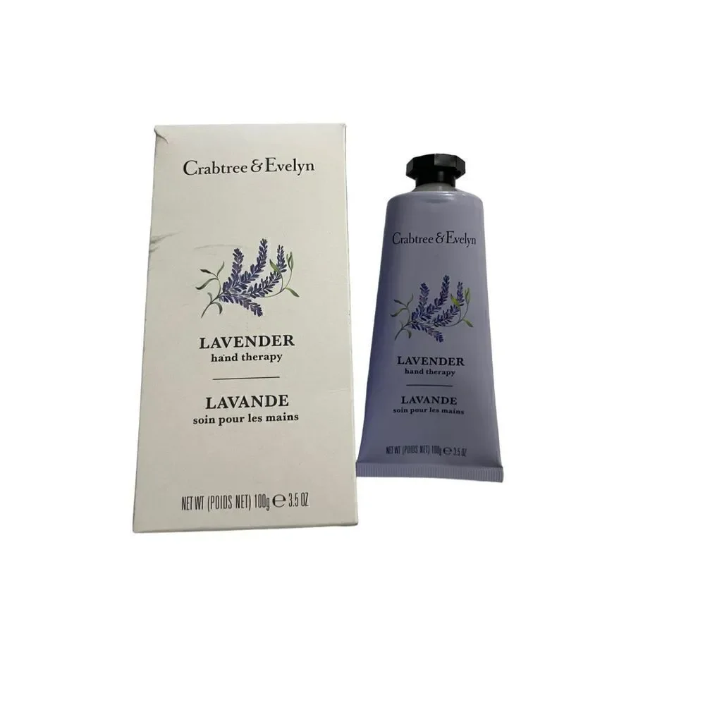 Crabtree &‎ Evelyn Lavender Hand Therapy Lotion 3.5 Oz In Box NEW